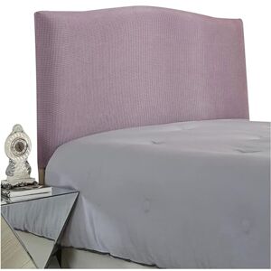 LHTCCSHL Housse de Tête de Lit Extensible, Petite Housse de Tête de Lit Carrée en Jacquard, Housse de Tête de Lit Anti-poussière for Décoration de la Chambre à Coucher (Color : Purple, Size : 200cm(190-210cm - Publicité