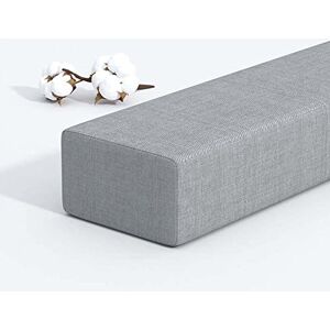 Kongdson Pont de lit rectangulaire personnalisé Comble l'écart entre la tête de lit, le mur ou le pied de lit pour lit simple/double/très grand lit (150 x 10 x 5 cm, gris clair) - Publicité