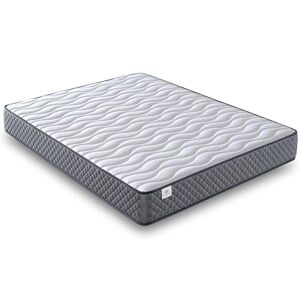 NATURELITS Matelas 140X200 Double Hiver/Été Enroulé Hypoallergénique, Anti-Acariens et Respirant, Tissu Aeromax 3X Ferme Moyenne Modèle Orbit Épaisseur 20 cm - Publicité