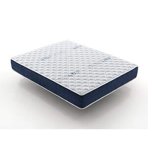 Simpur Low Cost SIMPUR Relax Matelas 160x190 cm Real Confort Épaisseur 25 cm Mousse à Mémoire de Forme Soft Double Face 9 Zones de Confort Mousse H.R Indépendance de Couchage - Publicité