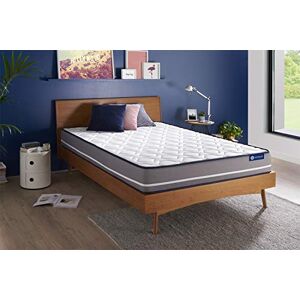 Actisom Matelas Actiflex Pur 140 x 190 cm Ressorts ensachés Epaisseur : 20 cm Confort : Ferme 3 Zones de Confort - Publicité