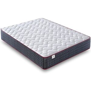 NATURELITS Matelas 150X190 cm Réversible pour Lit Double Haut Confort Hypoallergénique Anti-Acariens et Respirant Mousse à Mémoire Ferme Moyenne Couleur Grise Modèle Moon Épaisseur 26 cm - Publicité