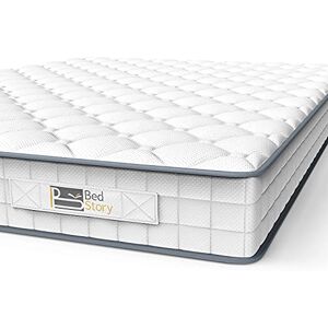 BedStory Matelas à Ressorts, Blanc, 90x190x14cm - Publicité