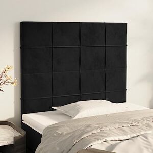 Têtes de lit 2 pcs Noir 100x5x78/88 cm Velours,Meubles,Lits & Accessoires,Têtes et Pieds de lit,Noir,0 LB,3116376 - Publicité