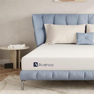 Avenco Matelas Mousse 90x200, Hauteur 16 cm, Matelas de Lit d'Adulte et d'enfant, Matelas 7 Zones de Soutien, Tissu de Souple, Confort Mi-Ferme, Amovible et Lavable, Ultra Respirante, Oeko-TEX - Publicité