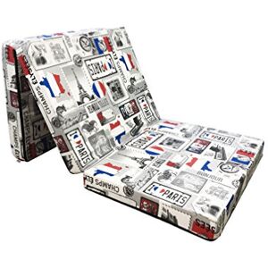 Natalia Spzoo ® Matelas lit futon Pliable Pliant 198x 80 x 10 cm Choix de Designs (Paris) - Publicité