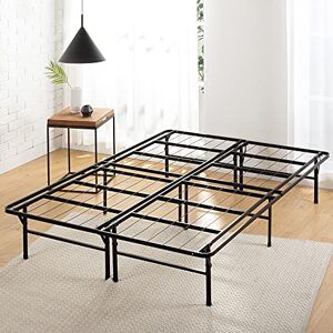 Zinus 35 cm Base pour Matelas Smartbase résistante, Cadre de lit en métal, Montage Facile, Espace de Rangement sous Le lit, 150 x 190 cm, Noir - Publicité