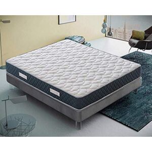 materassi e doghe MaterassieDoghe – Matelas à mémoire de Forme 11 Zones différenciées orthopédie Haute densité Réversible Haut 21 cm (80x190) - Publicité