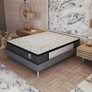 sensoreve -Matelas Elekctra 160x200cm-Hybride:Ressorts ensachés+Mousse Mémoire de Forme-Épaisseur 30cm-Soutien Tonique Parfait & indépendance de Couchage-Label SANITIZED(Anti bactérien/acarien) - Publicité