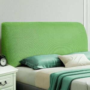 uyeoco Housses de Tête de Lit 160/180/150/200/140 Extensible Couverture de Tête de Lit Rembourrée Lavable Antipoussière Spandex Housse de Protection (Color : Green C, Size : 180-200cm) - Publicité