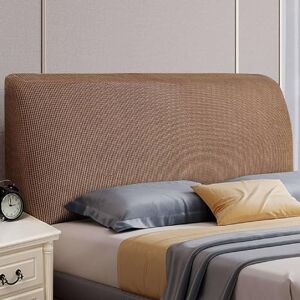 UWOBTN Housse de Tete de Lit Extensible，Doux Couverture Protection Tête de Lit ，160/140/180cm Couverture de Tete de Lit ，Antipoussière Épaissir Élasticité Housse de Tete de Lit ( Color : A116 , Size : 220cm( - Publicité