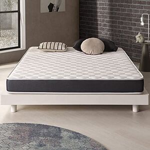 NATURALEX Matelas 90x190 cm Ergolatex Mousse à mémoire de Forme et Blue Latex Confort Équilibré Aérateur, 7 Zones, Réversible été/Hiver, Hypoallergénique, Très Durable, 30 Nuits d'essai - Publicité