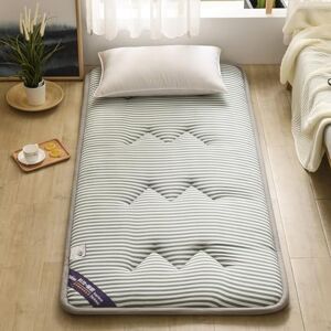 QIANMEI Matelas Futon Pliable Matelas Pliant Japonais, Matelas De Couchage Enroulable Pleine Taille King Queen, Tapis De Tatami Futon Pliable for Dortoir De Maison (Color : B, Size : 150 * 200cm) - Publicité