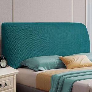 uyeoco Housses de Tête de Lit 160/180/150/200/140 Extensible Couverture de Tête de Lit Rembourrée Lavable Antipoussière Spandex Housse de Protection (Color : Turquoise Blue, Size : 180-200cm) - Publicité