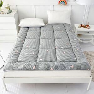 SDKFJ Matelas de Sol Japonais épais, Matelas Futon Doux et Respirant, Tatami en Tissu brossé pour lit d'invité à la Maison Matelas de futon(Color:A,Size:150 * 200cm) - Publicité