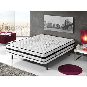 Simpur Low Cost Simpur Relax   Matelas à Mémoire Forme Soft 140x200 cm Therapy Carbone Anti Stress   Épaisseur 19 cm   Tissu 3D avec Système Airfresh   Mousse HR Visco Soft de Haute densité - Publicité