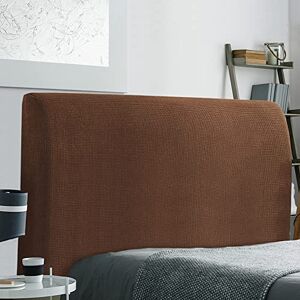 TIANSHU Housses de Tête de lit, Housse de Protection pour tête de lit Extensible Anti-poussière pour décoration de Chambre à Coucher (180-205cm, Chocolat) - Publicité