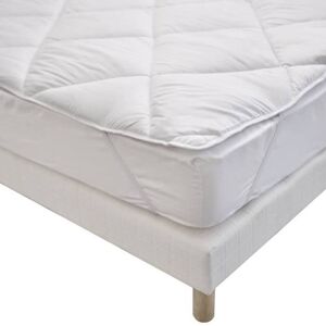 Bleu Calin Surmatelas 140x190 Cm - Moelleux Et Respirant - Lavable À 95°c - Enveloppe Anti-transpiration - Fabriqué En France Blanc TU - Publicité