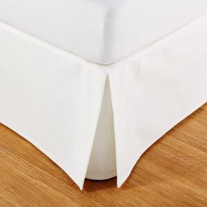 Maisons du Monde Cache-sommier 180x200 en coton ivoire Blanc 180x200x30cm