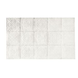 Maisons du Monde Tete de lit 200 en pin massif motifs mosaïques blanches