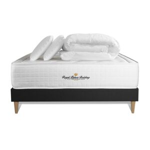 Royal palace bedding Pack matelas sommier kit 140x190 oreiller couette