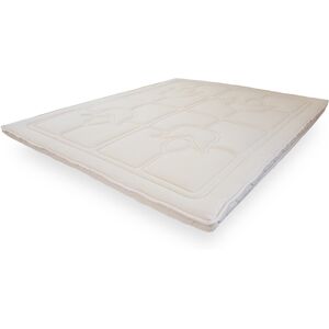 Surmatelas 100% latex naturel et coton bio 2x90x200