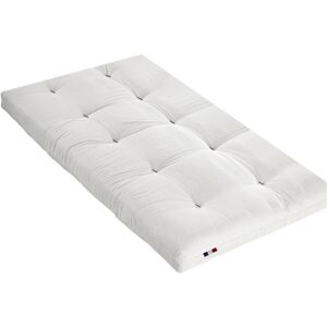 Idliterie Matelas futon coton ecru 90x190