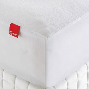 Epeda Protège matelas en molleton 100% imperméable 160x200 Blanc 190x1x160cm