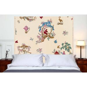 Mademoiselle Tiss Tête de lit en tissu sans support en bois 160*140 cm Multicolore 160x140cm