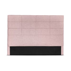 Usinestreet Tête de lit en tissu - Rose, Largeur - 140 cm Rose 140x120x8cm