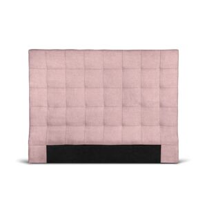 Usinestreet Tête de lit capitonnée en tissu - Rose, Largeur - 140 cm