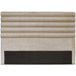 Usinestreet Tête de lit en tissu - Beige, Largeur - 160 cm Beige 160x120x10cm