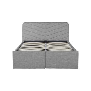 Usinestreet Cadre de lit avec rangements et sommier relevable à lattes -160 cm