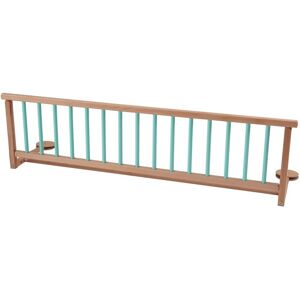 Combelle Barrière pour lit junior hybride en bois bicolore vert menthe 127x35cm Vert 127x35x4cm