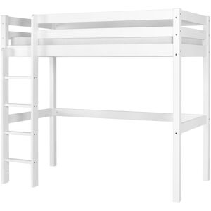 ID Kids Lit mezzanine bois massif blanc 90x190 cm