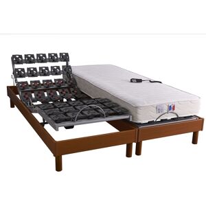 Idliterie Lit Electrique matelas mémoire forme 2x80x200 - Publicité