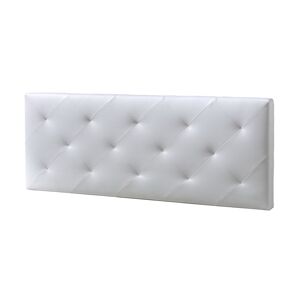 HOMN Tête de lit 150x60 cm blanc, cuir synthétique Blanc 150x60x8cm