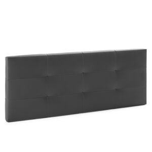 HOMN Tête de lit 160x60 cm noir, cuir synthétique