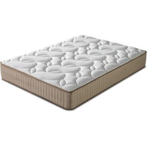 HOMN Matelas latex 90x200 cm, 30 cm épaisseur Blanc 90x30x200cm