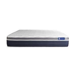 Actisom Matelas 140x190 cm Latex et mémoire de forme Blanc 190x26x140cm