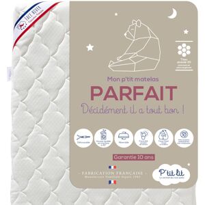 P'tit Lit Matelas bébé réversible et déhoussable 70x140x10