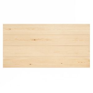 Decowood Tête de lit en bois de pin naturelle 140x60cm - Publicité