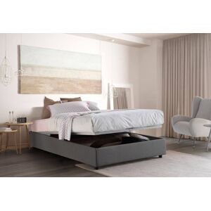 Talamo Italia Lit double conteneur 140x190 cm en tissu gris