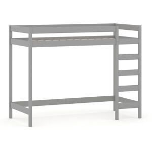 WNM Group Lit mezzanine en pin massif 200x90 gris