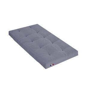 Terre de Nuit Matelas futon coeur latex ferme 13cm gris 90x200