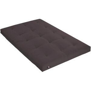 Terre de Nuit Matelas futon coeur latex ferme 13cm marron 140x200 - Publicité