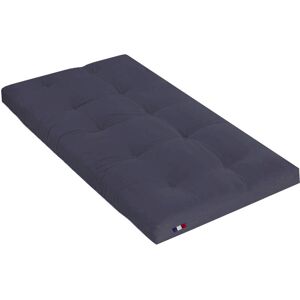 Terre de Nuit Matelas futon coton traditionnel, 13cm anthracite 90x200