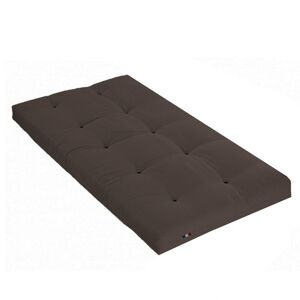 Idliterie Matelas futon Coton Chocolat 90x190