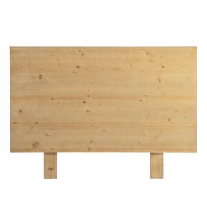 Hannun Tete de lit en bois d'epicea de couleur naturelle pour lit 160 cm