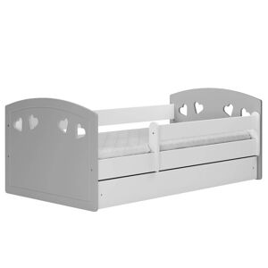 Kocot Kids Lit Enfant a barriere 140x80 cm avec tiroir - matelas non inclus